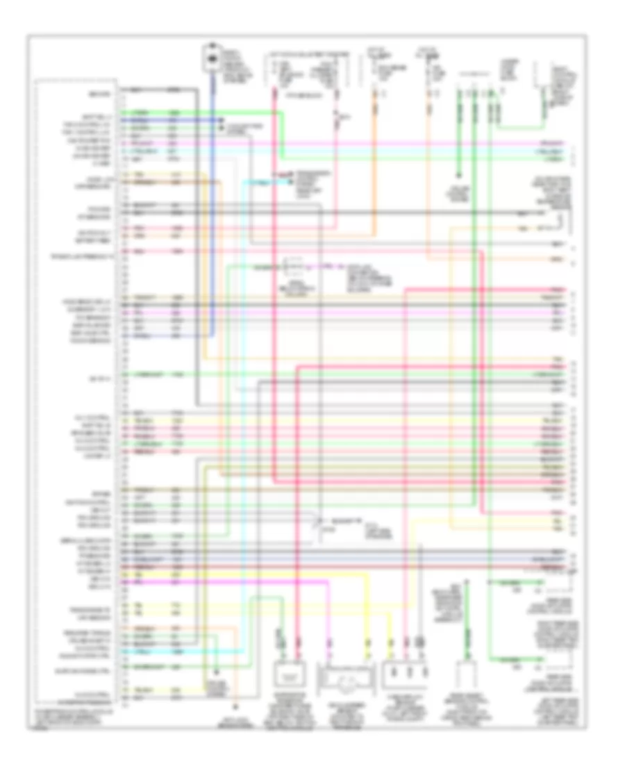 3 4L VIN E Engine Performance Wiring Diagrams 1 of 4 for Oldsmobile Silhouette Premiere Edition 2002