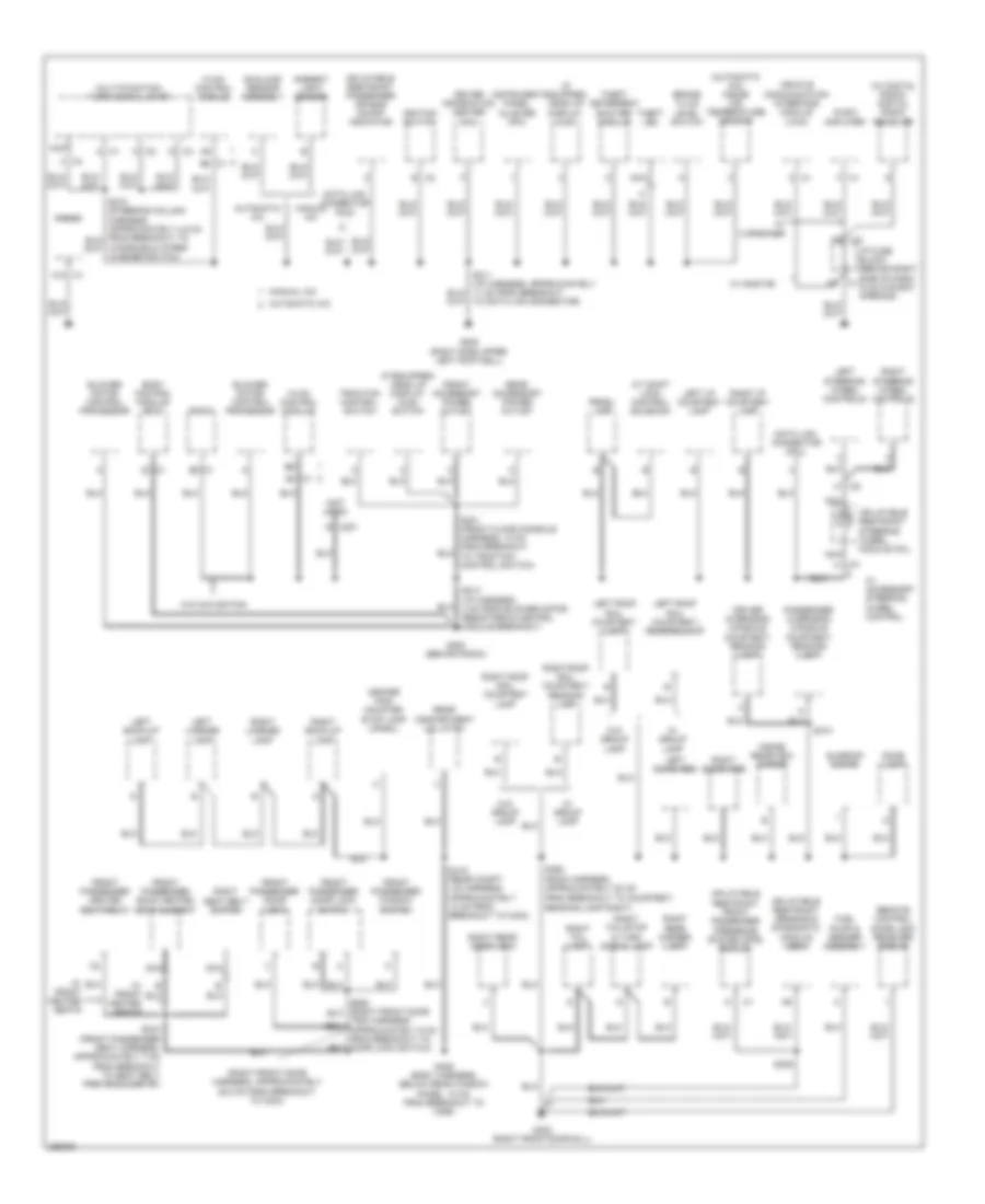 Электросхема подключение массы заземления (2 из 3) для Pontiac Grand Prix GXP 2007