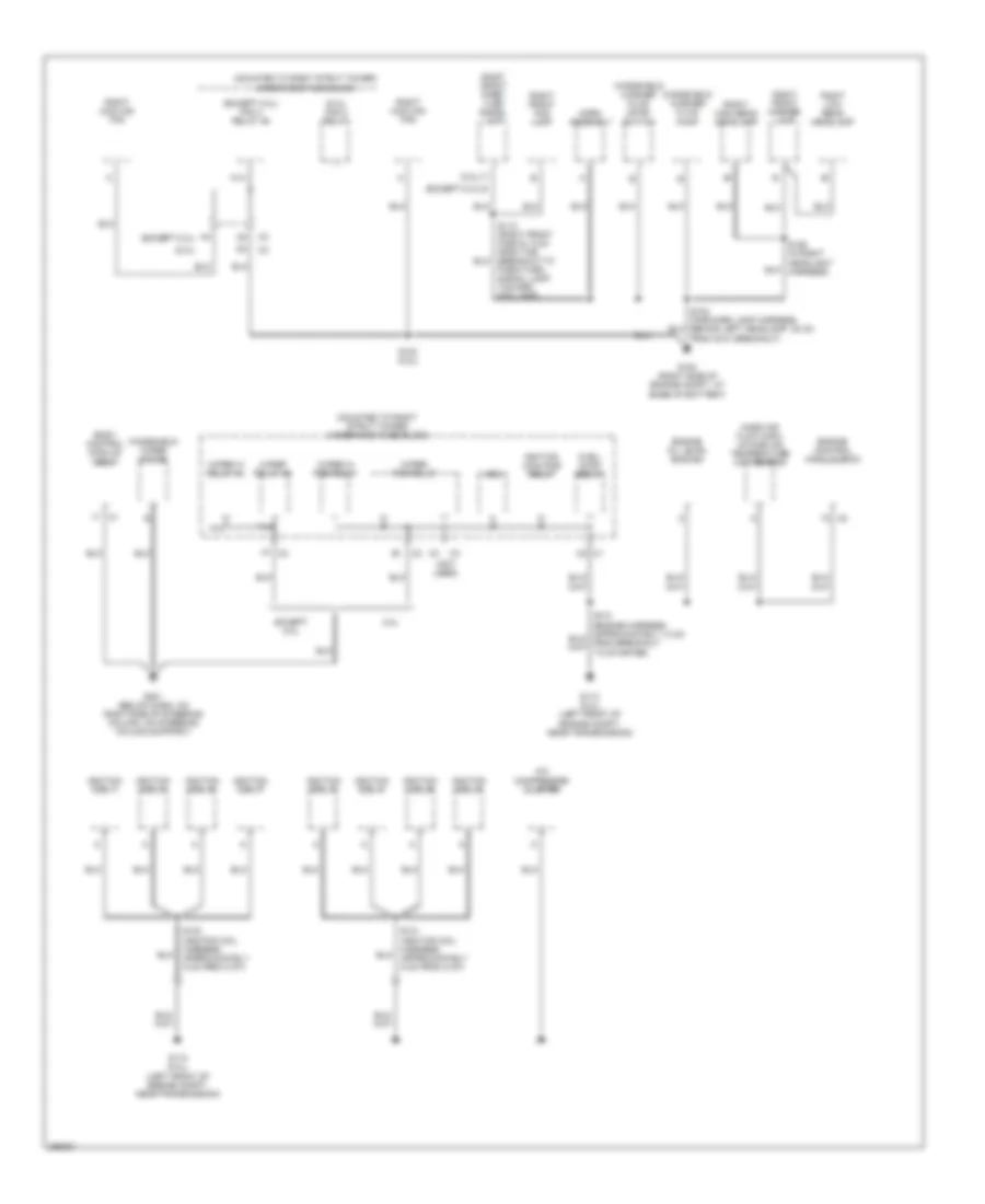 Электросхема подключение массы заземления (3 из 3) для Pontiac Grand Prix GXP 2007