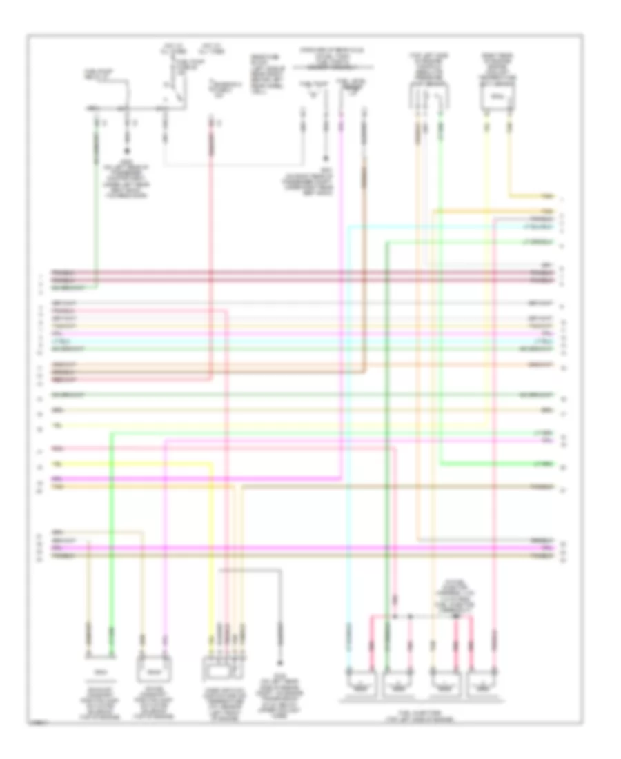 2.4L ВИН Б, Электросхема системы управления двигателем (3 из 4) для Pontiac G6 2008
