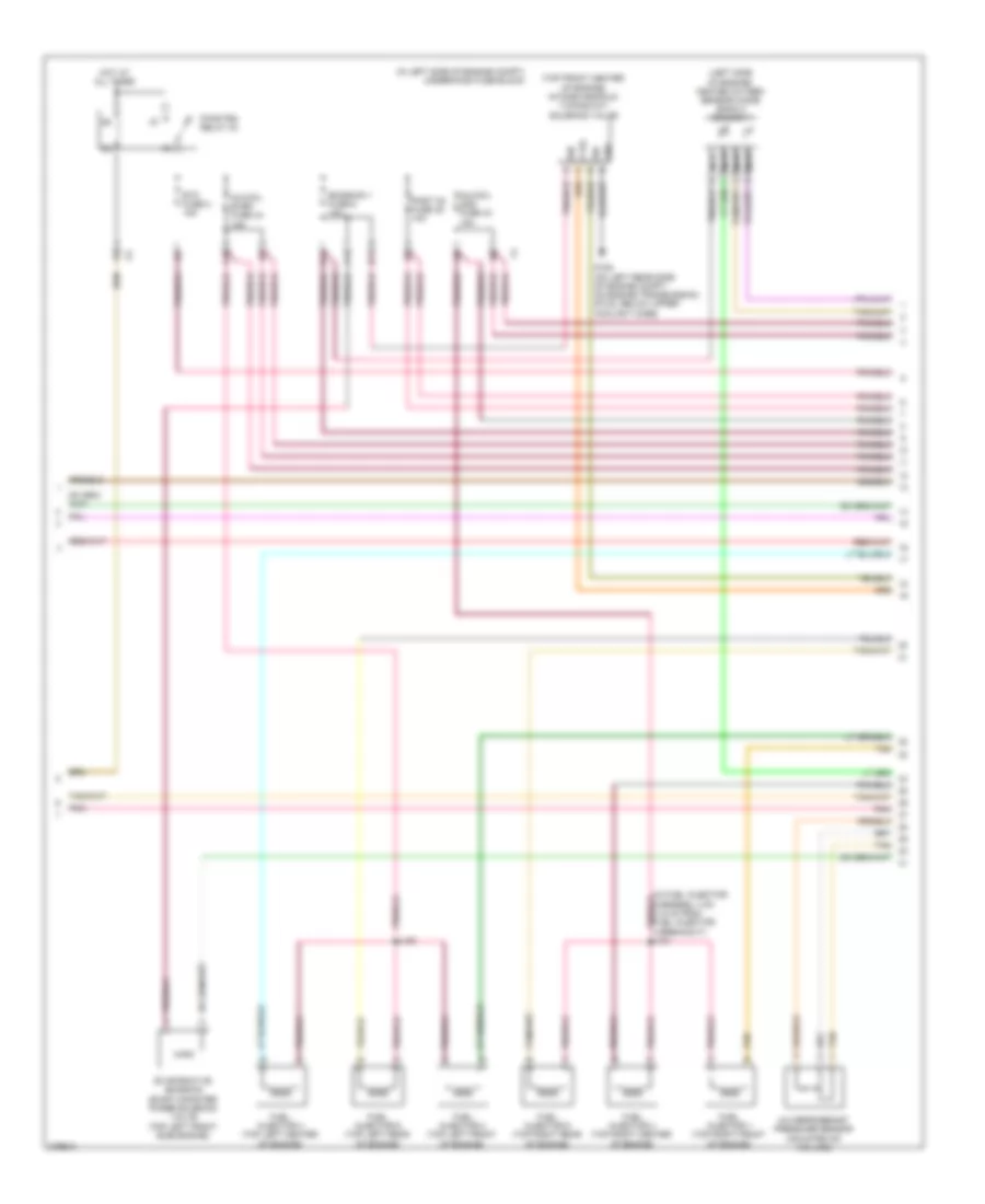 3.6L VIN 7, Электросхема системы управления двигателем (2 из 6) для Pontiac G6 2008