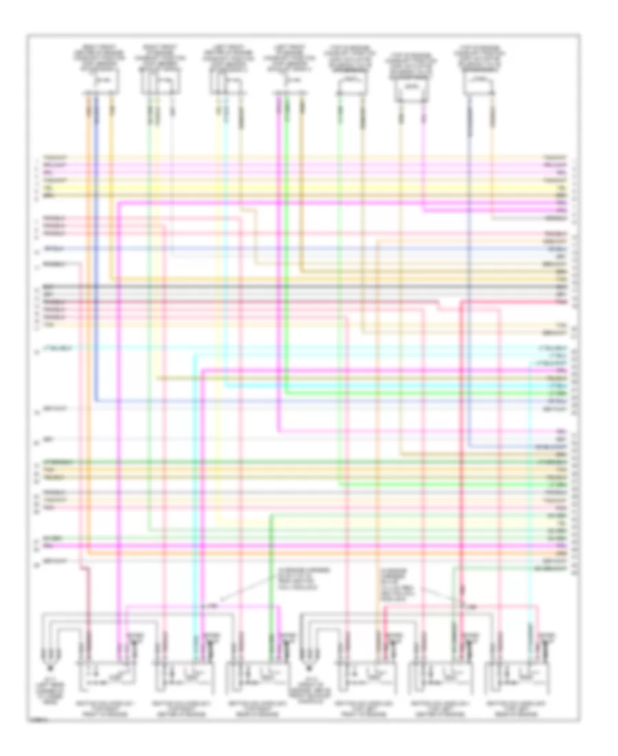 3.6L VIN 7, Электросхема системы управления двигателем (5 из 6) для Pontiac G6 2008