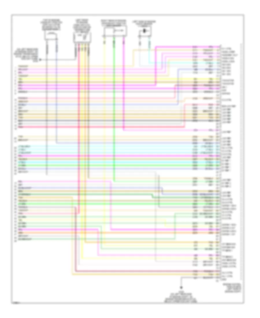 3.6L VIN 7, Электросхема системы управления двигателем (6 из 6) для Pontiac G6 2008