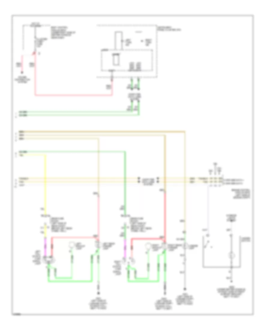 Электросхема внешнего освещения (2 из 2) для Pontiac G6 2008