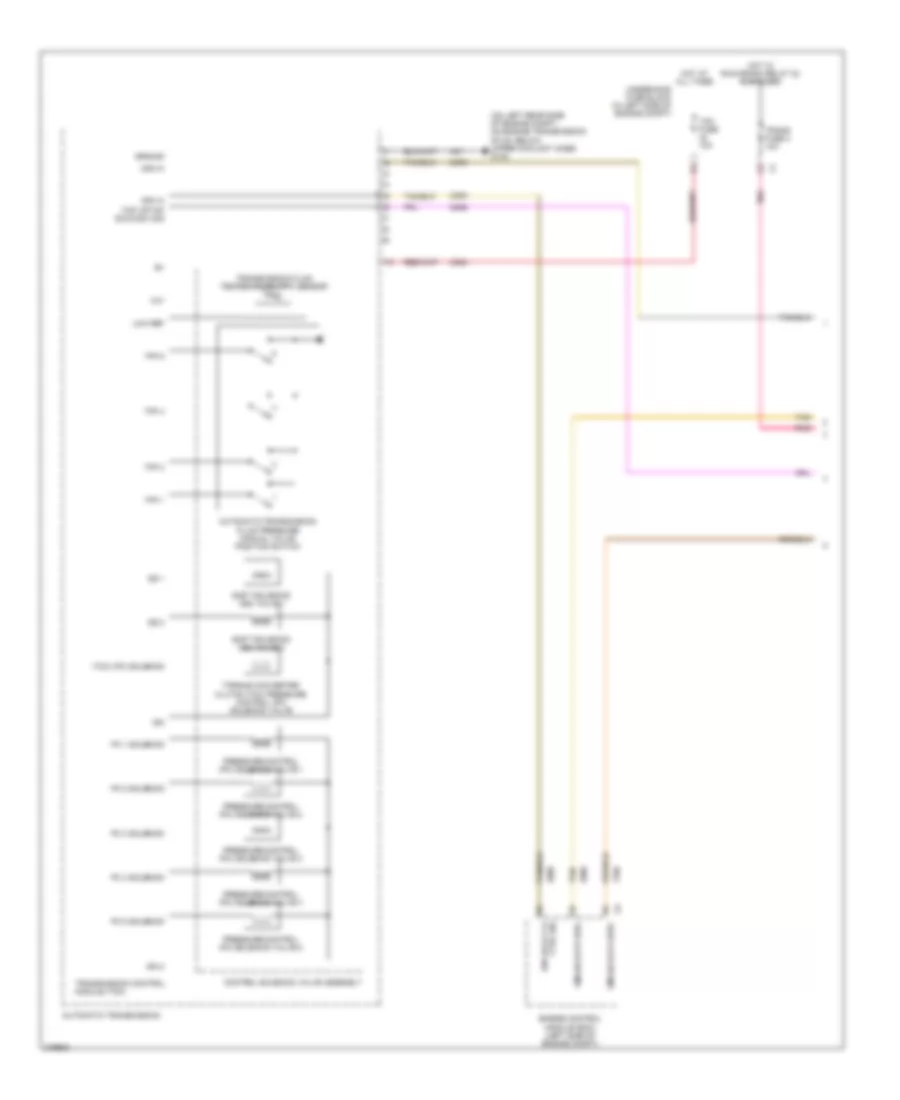 3.6L VIN 7, Электросхема коробки передач АКПП (1 из 2) для Pontiac G6 2008