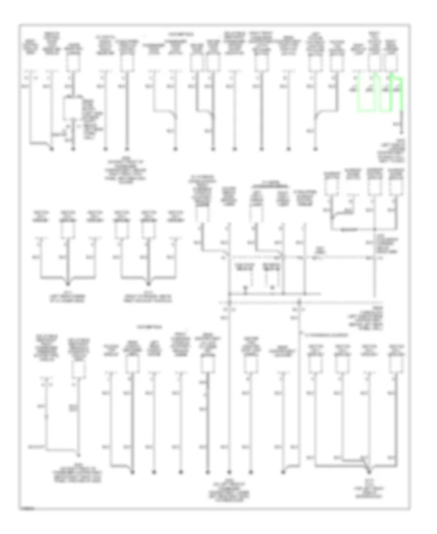 Электросхема подключение массы заземления (3 из 3) для Pontiac G6 GXP 2008