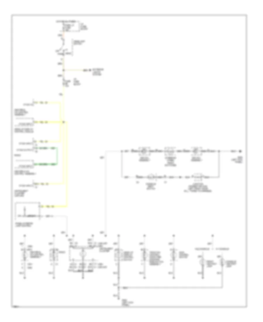 Электросхема подсветки приборов для Pontiac Bonneville SSEi 1996