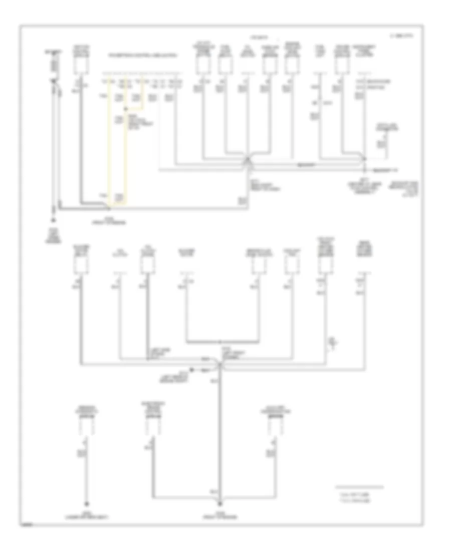 Электросхема подключение массы заземления (1 из 3) для Pontiac Grand Am SE 1997