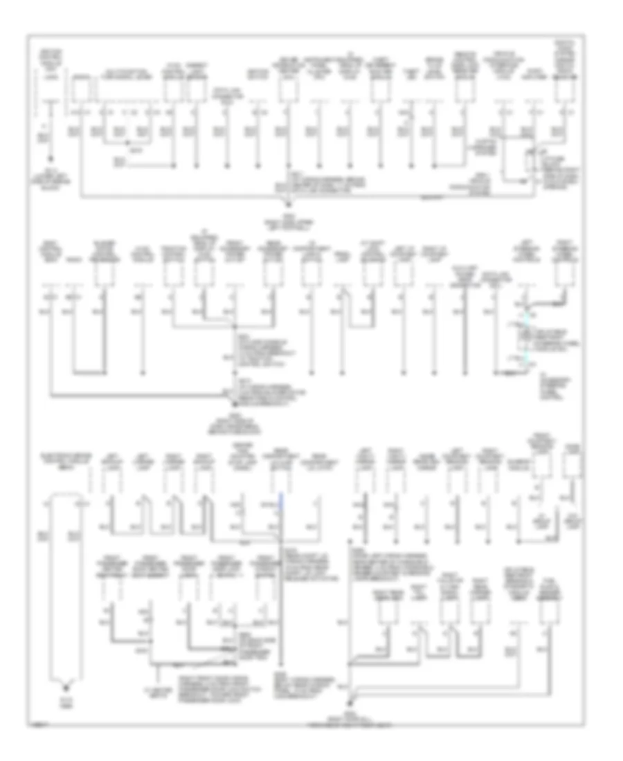 Электросхема подключение массы заземления (2 из 2) для Pontiac Grand Prix GTP 2004
