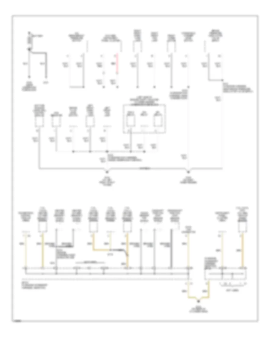 Электросхема подключение массы заземления (1 из 4) для Pontiac Vibe GT 2004