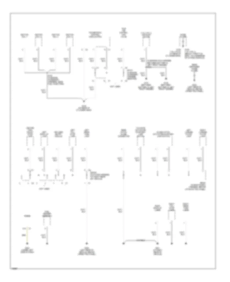 Электросхема подключение массы заземления (2 из 4) для Pontiac Vibe GT 2004