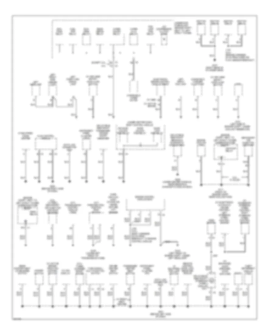 Электросхема подключение массы заземления (1 из 2) для Pontiac G5 GT 2009