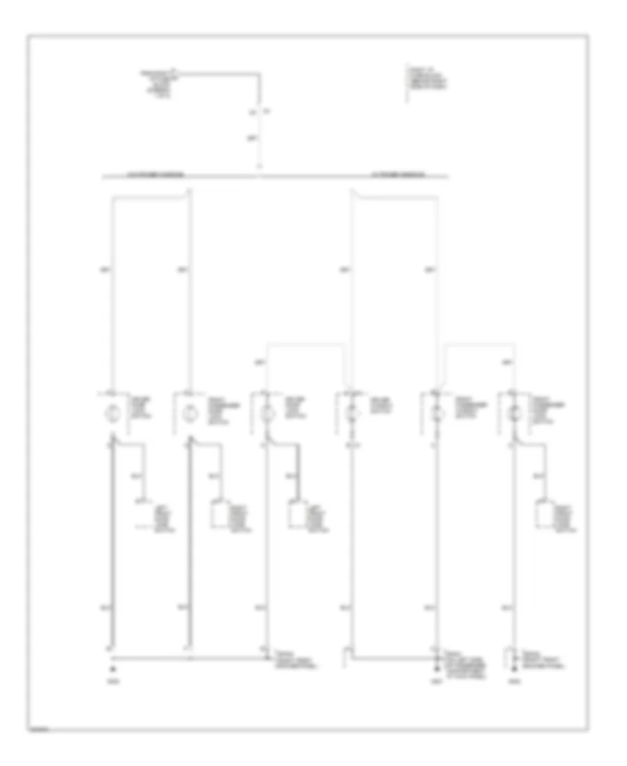 Электросхема подсветки приборов (2 из 2) для Pontiac Grand Am SC/T 2005