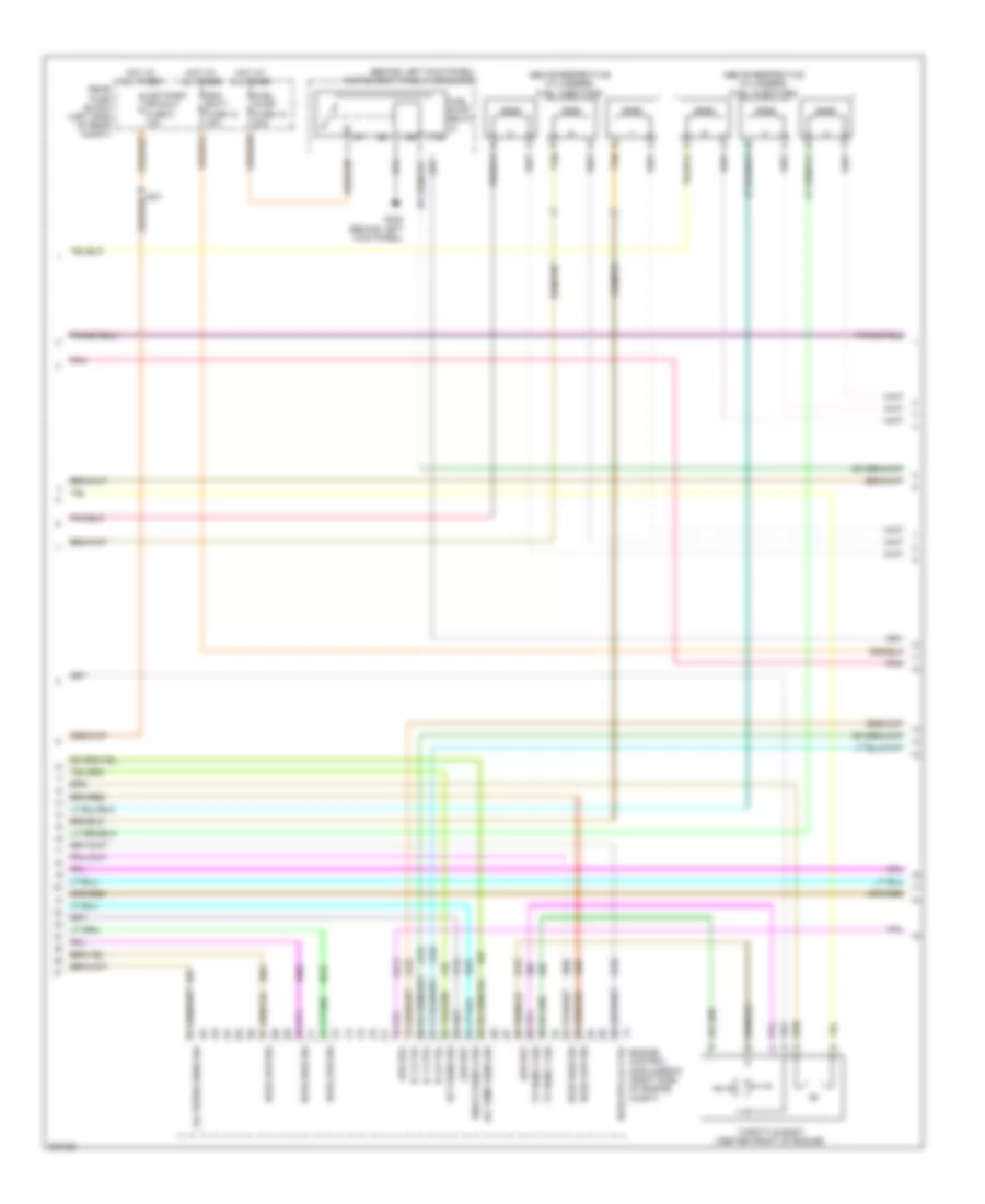 3.6L VIN 7, Электросхема системы управления двигателем (3 из 5) для Pontiac G8 GT 2009