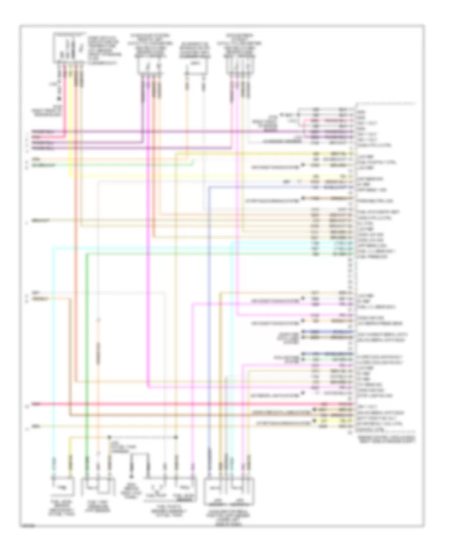 3.6L VIN 7, Электросхема системы управления двигателем (5 из 5) для Pontiac G8 GT 2009