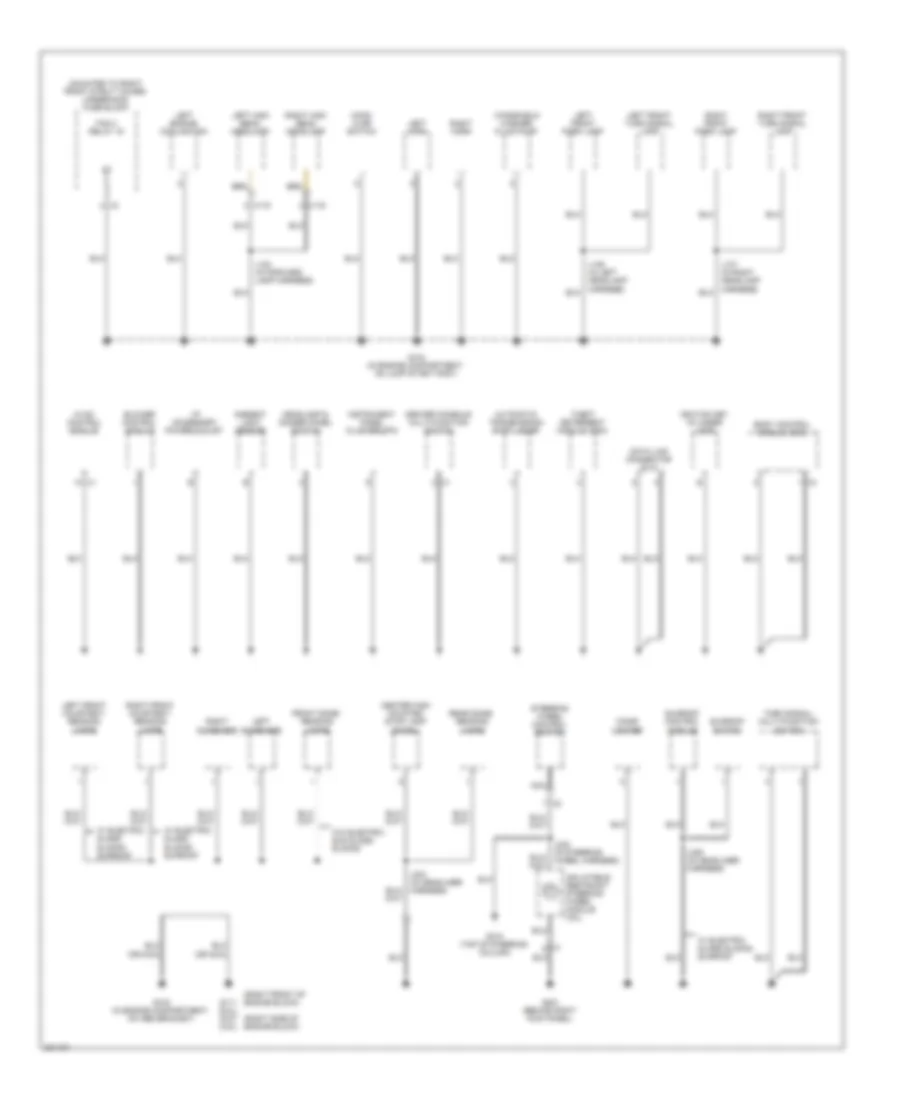 Электросхема подключение массы заземления (1 из 4) для Pontiac G8 GT 2009