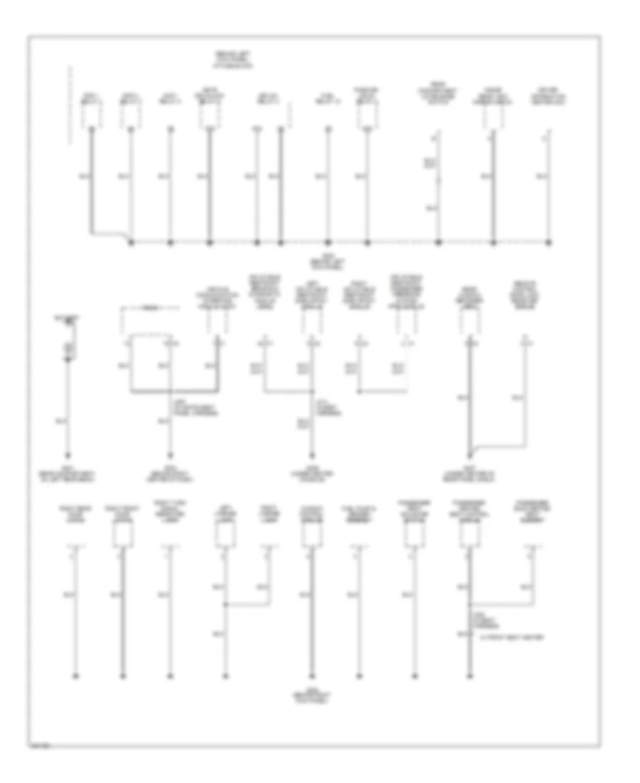 Электросхема подключение массы заземления (2 из 4) для Pontiac G8 GT 2009