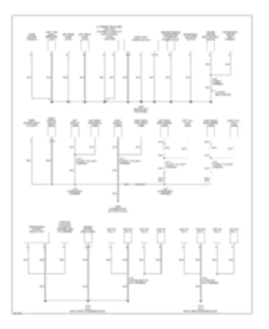 Электросхема подключение массы заземления (3 из 4) для Pontiac G8 GT 2009
