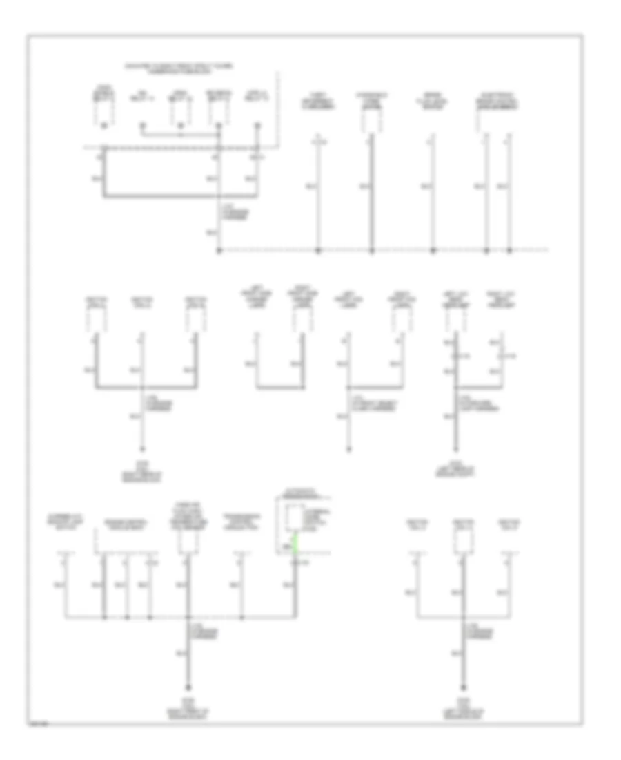 Электросхема подключение массы заземления (4 из 4) для Pontiac G8 GT 2009