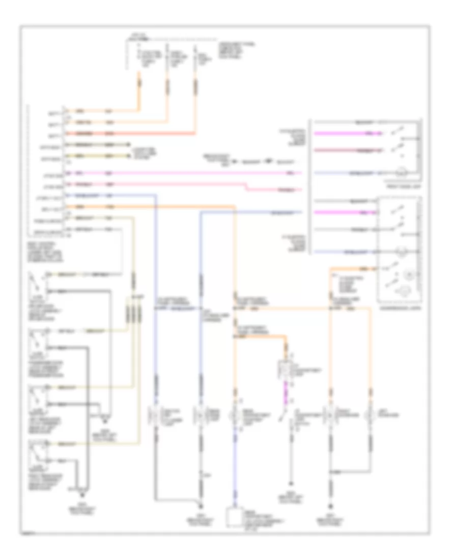 Электросхема подсветки для Pontiac G8 GT 2009