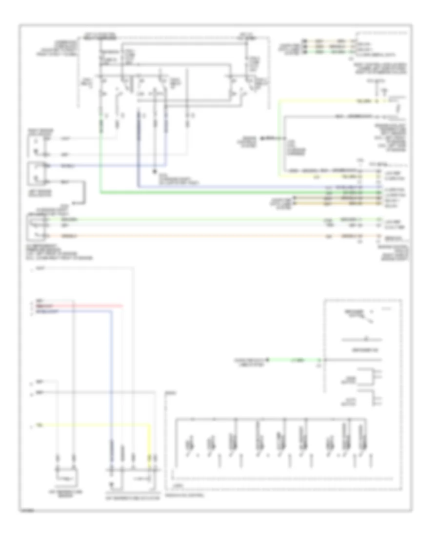 Электросхема кондиционера с ручный управлением (2 из 2) для Pontiac G8 GXP 2009