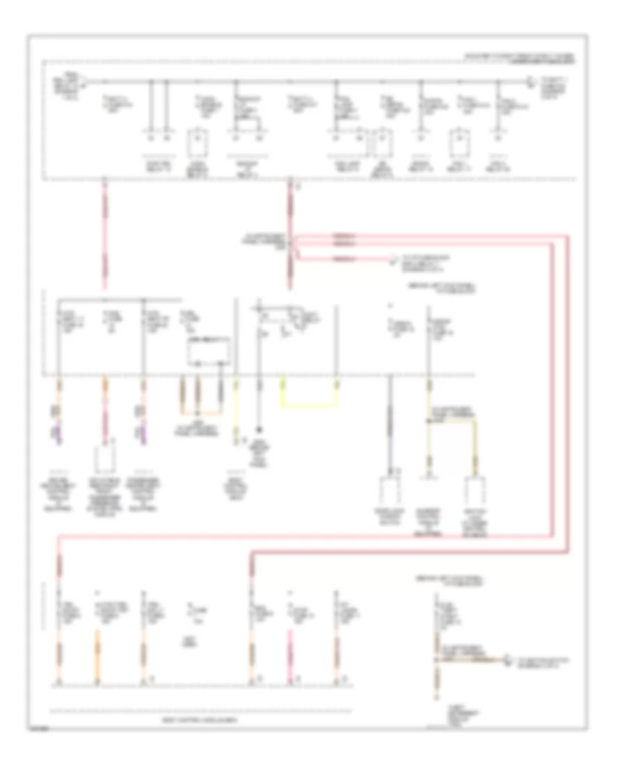 Электросхема блока предохранителей и реле (2 из 4) для Pontiac G8 GXP 2009