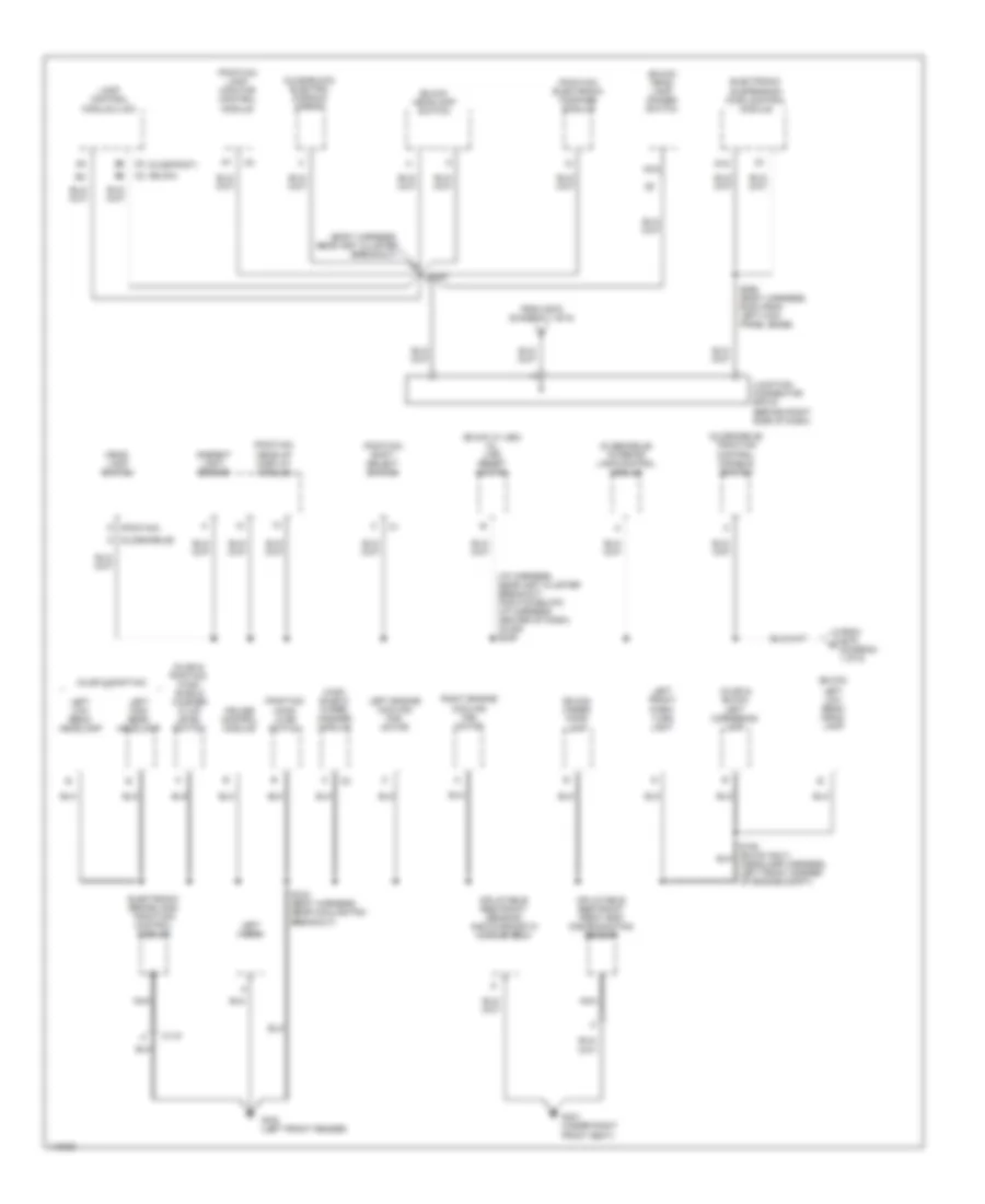 Электросхема подключение массы заземления (2 из 6) для Pontiac Bonneville SLE 1999