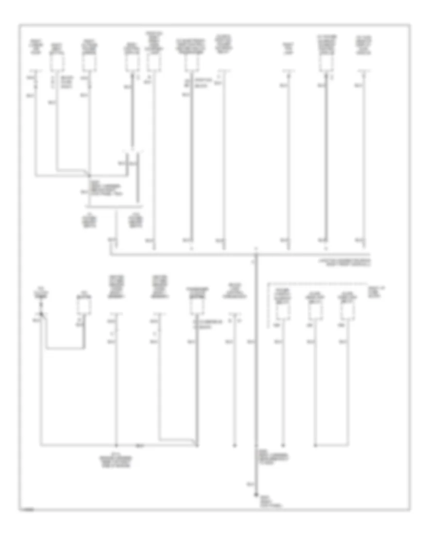 Электросхема подключение массы заземления (3 из 6) для Pontiac Bonneville SLE 1999