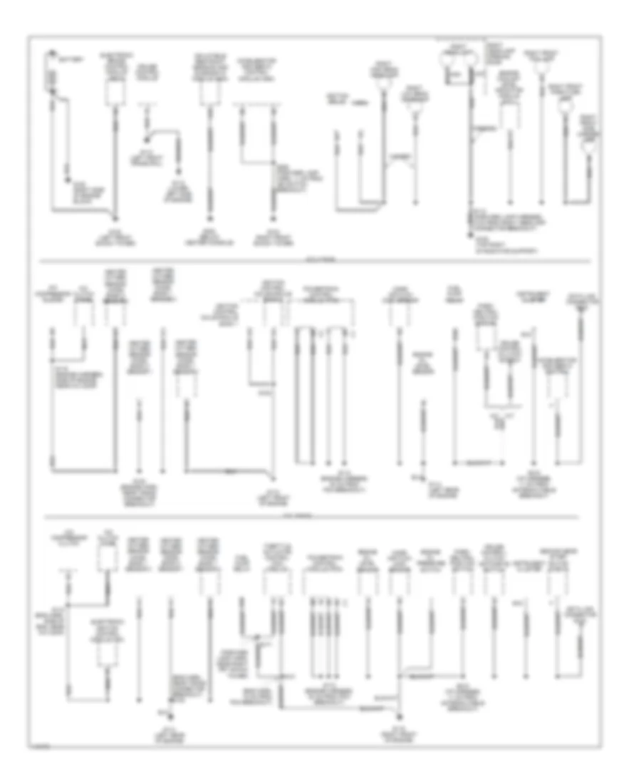 Электросхема подключение массы заземления (1 из 3) для Pontiac Firebird Formula 1999