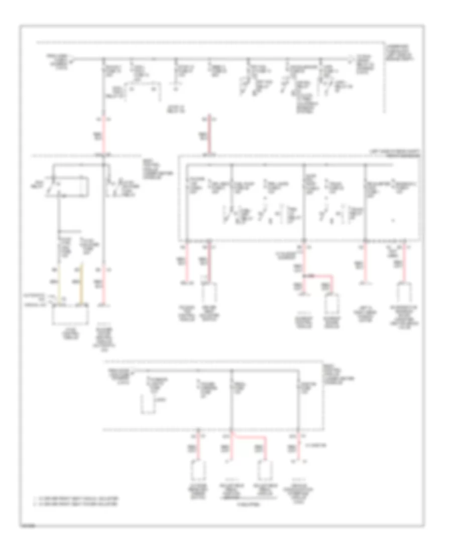 Электросхема блока предохранителей и реле (4 из 5) для Pontiac G6 GXP 2010