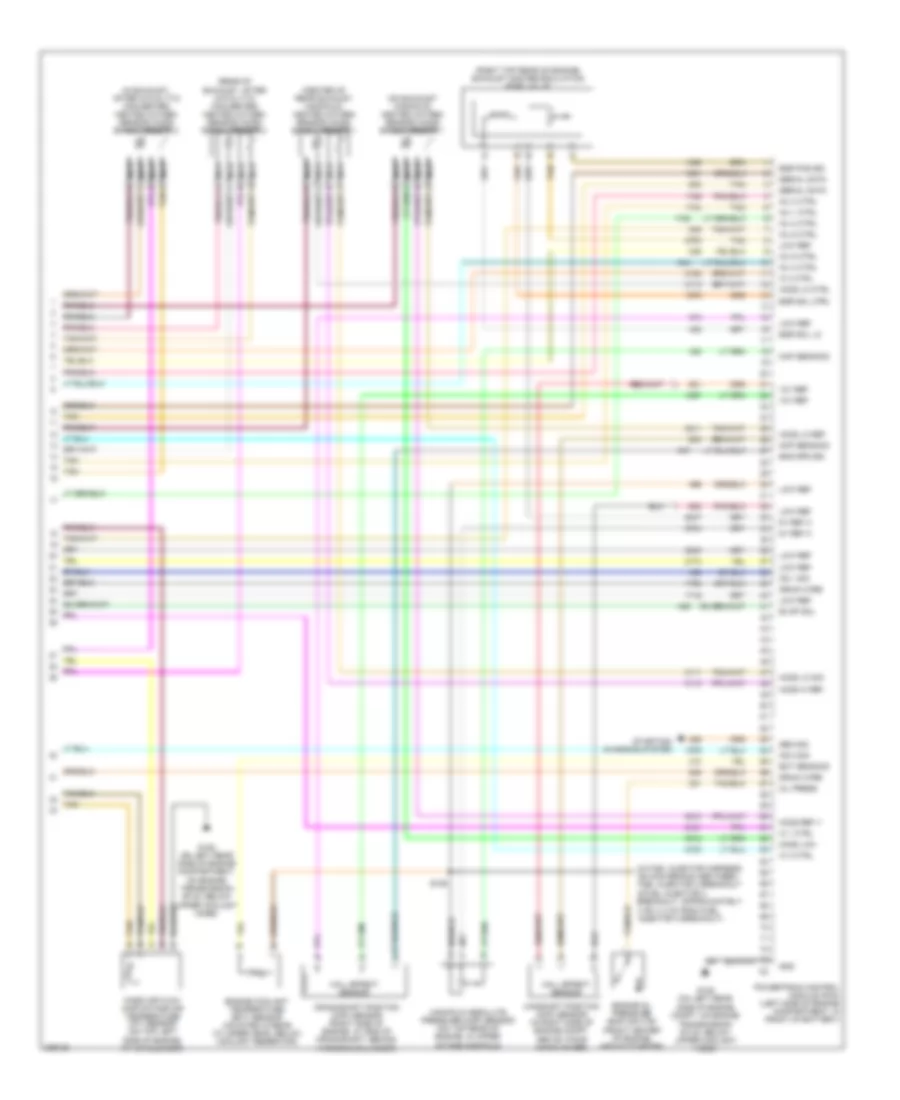 3.5L VIN 8, Электросхема системы управления двигателем (5 из 5) для Pontiac G6 GT 2006