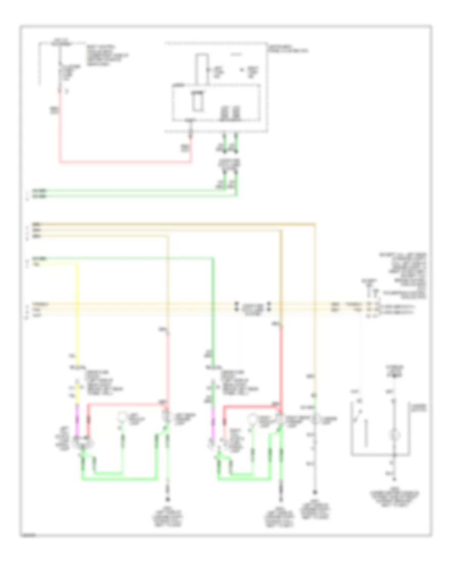 Электросхема внешнего освещения (2 из 2) для Pontiac G6 GT 2006