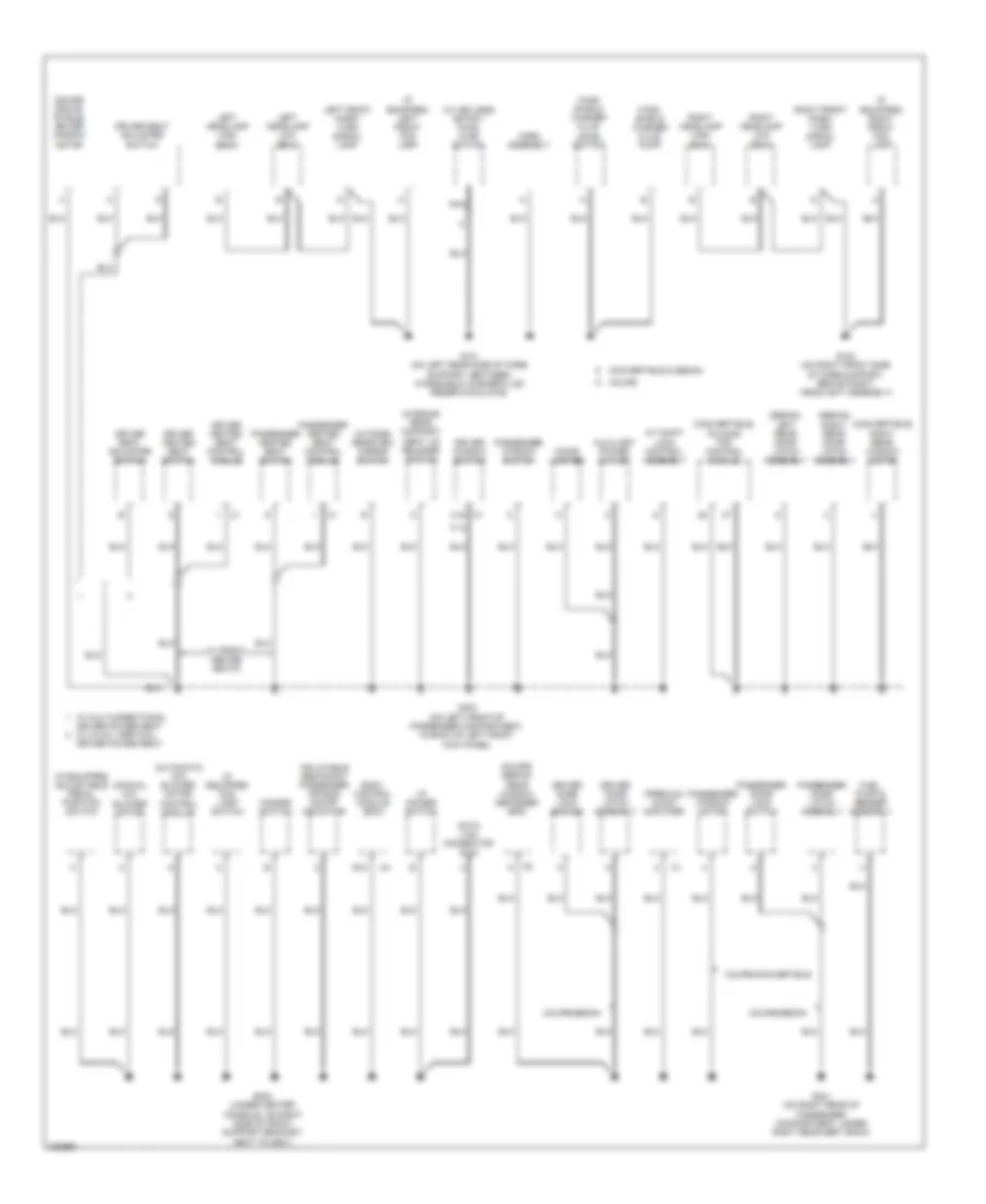 Электросхема подключение массы заземления (2 из 3) для Pontiac G6 GT 2006