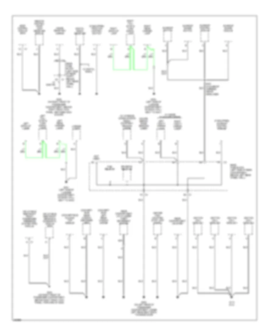 Электросхема подключение массы заземления (3 из 3) для Pontiac G6 GT 2006