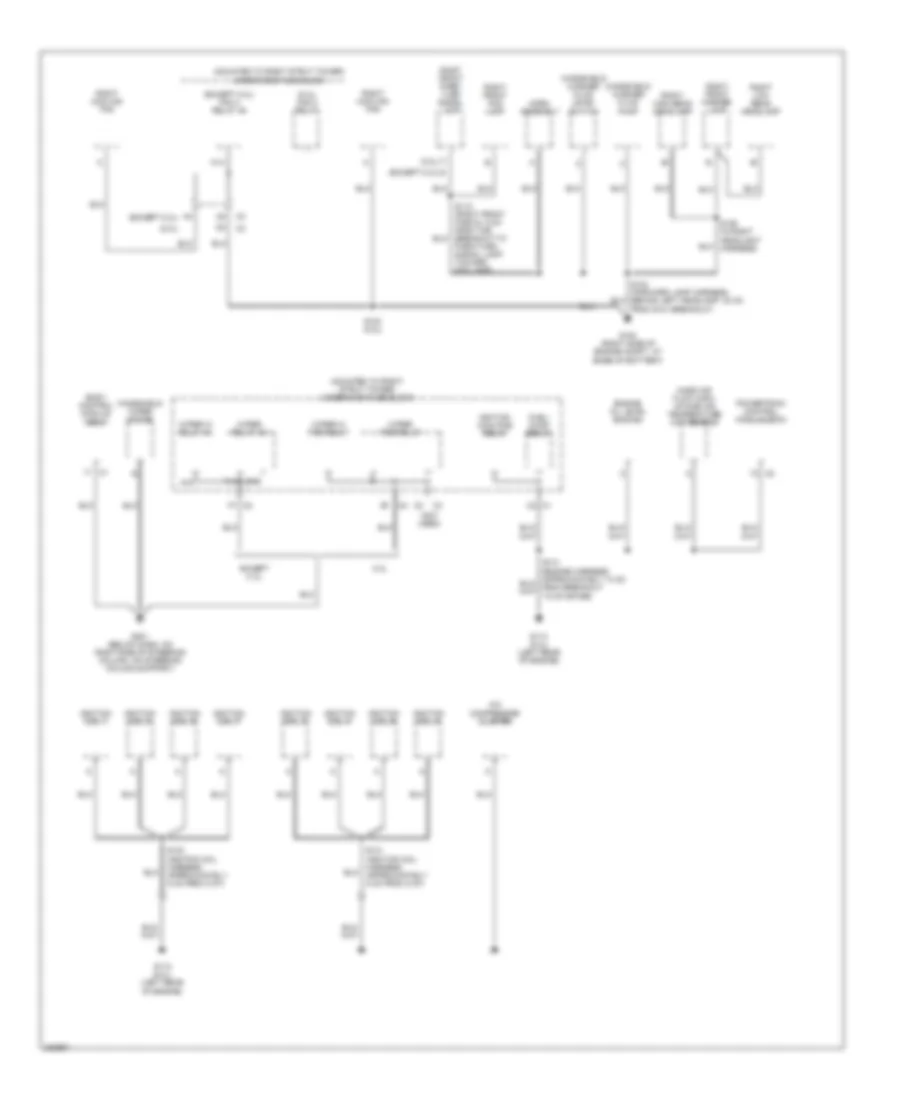Электросхема подключение массы заземления (3 из 3) для Pontiac Grand Prix GT 2006
