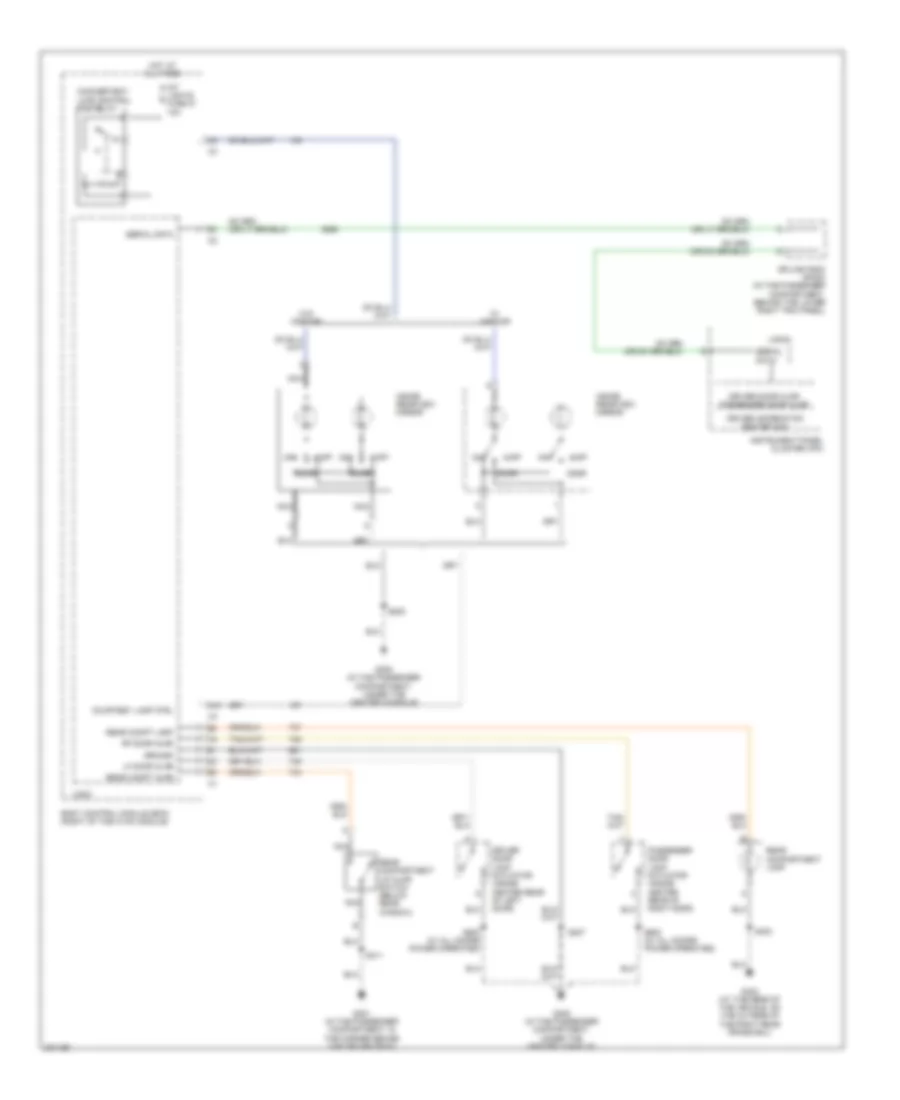 Электросхема подсветки для Pontiac Solstice 2006