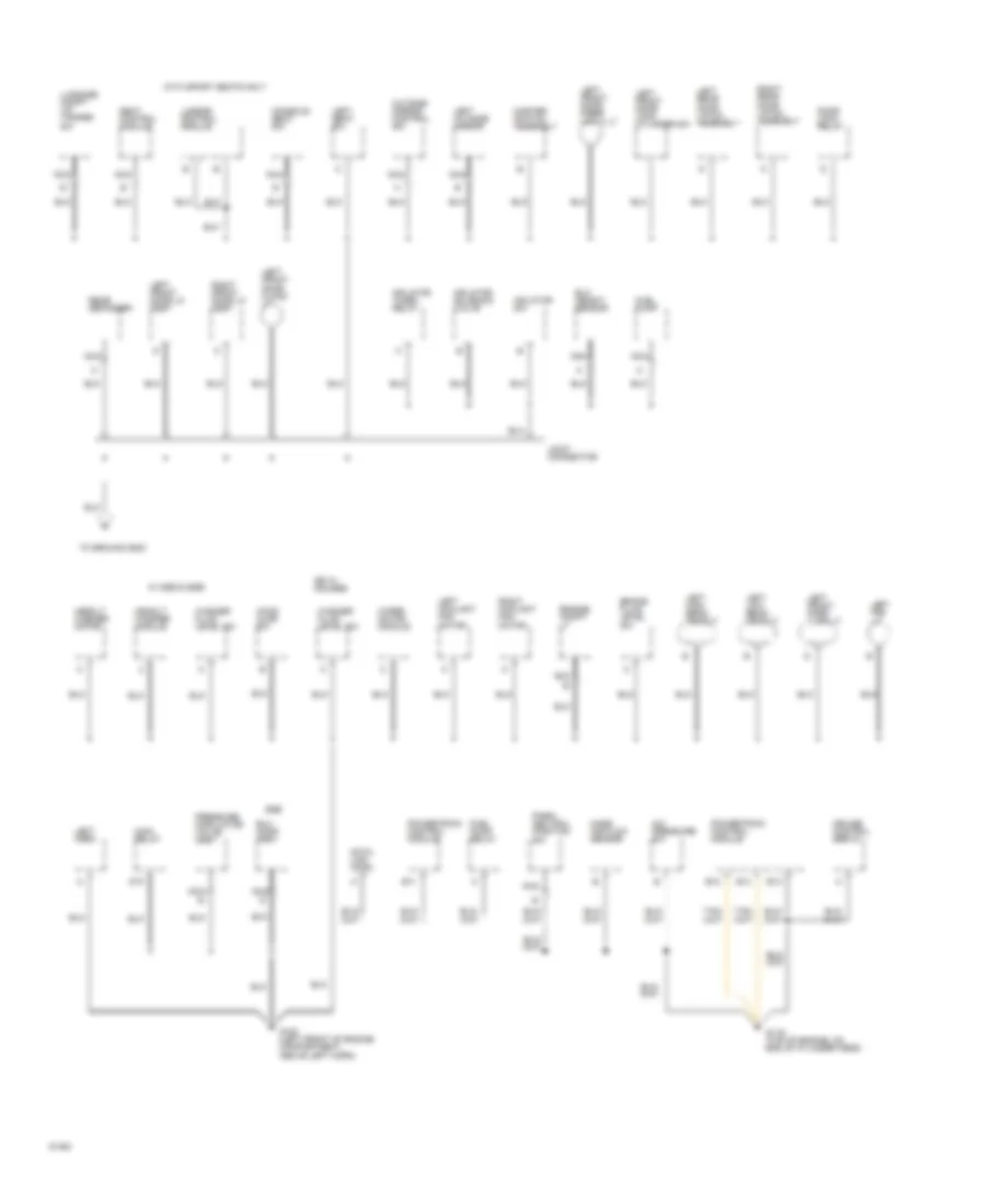 Электросхема подключение массы заземления (2 из 3) для Pontiac Bonneville SLE 1994