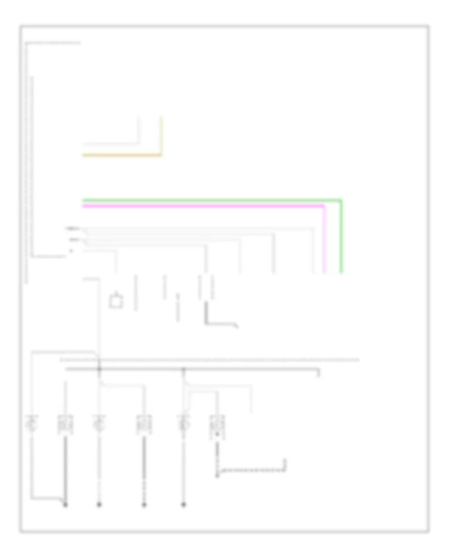 Электросхема подсветки приборов для Pontiac G6 2007