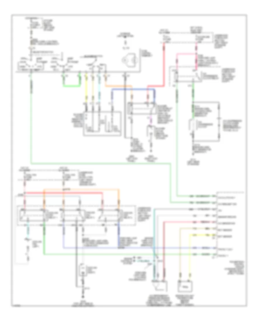 3 8L VIN K Manual A C Wiring Diagram for Pontiac Firebird 2001