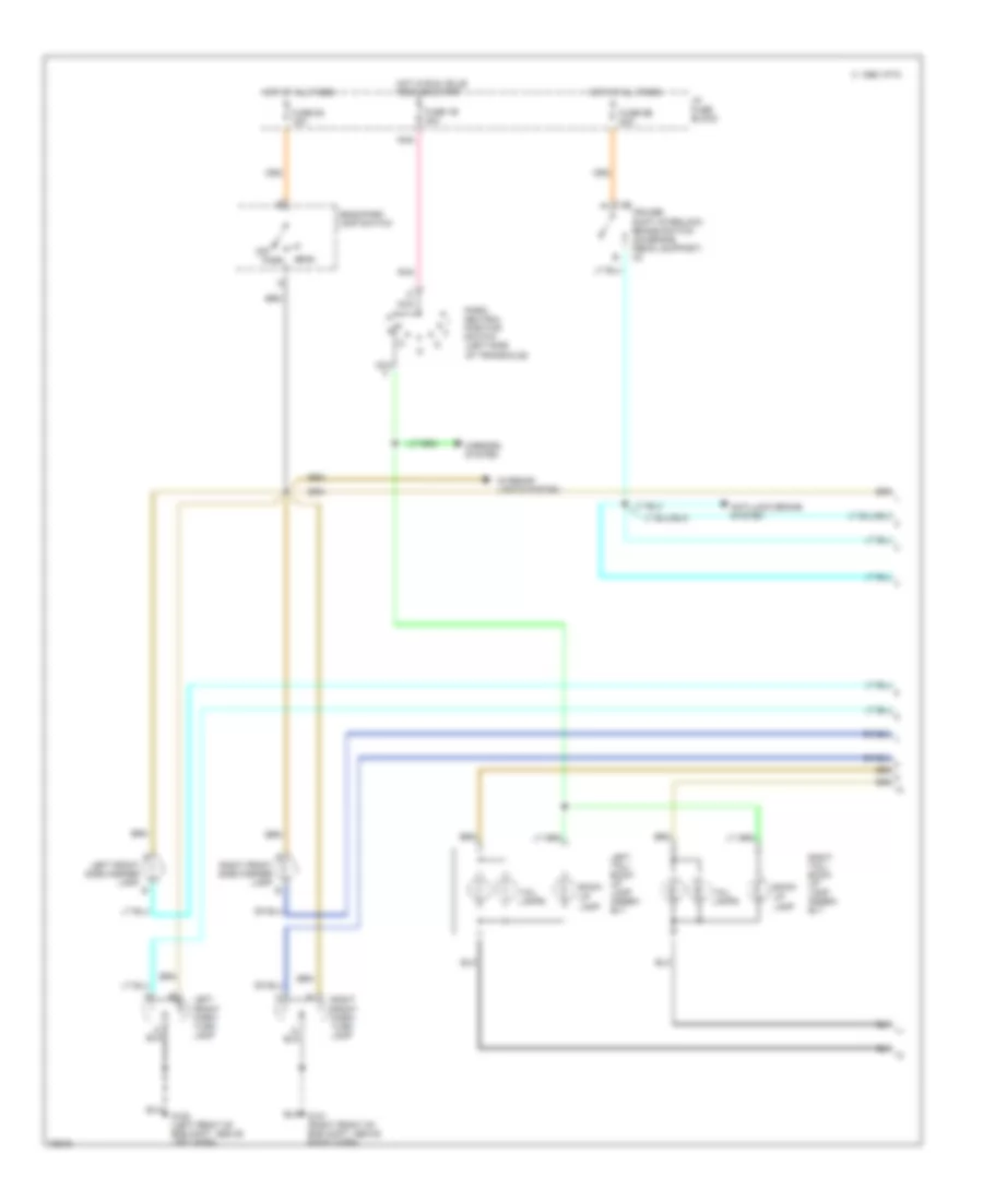 Exterior Light Wiring Diagram without Adaptive Lamp Monitor 1 of 2 for Pontiac Bonneville SE 1995