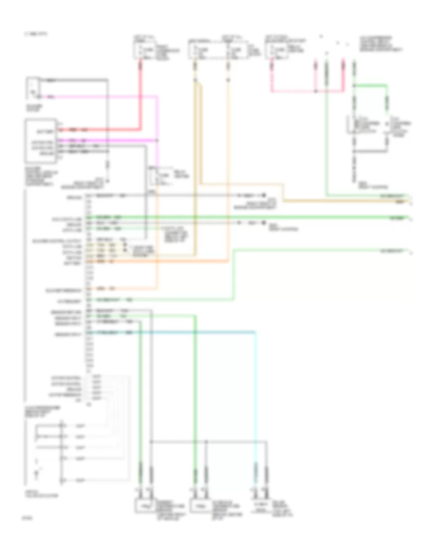 A C Wiring Diagram Auto A C 1 of 2 for Pontiac Bonneville SLE 1995
