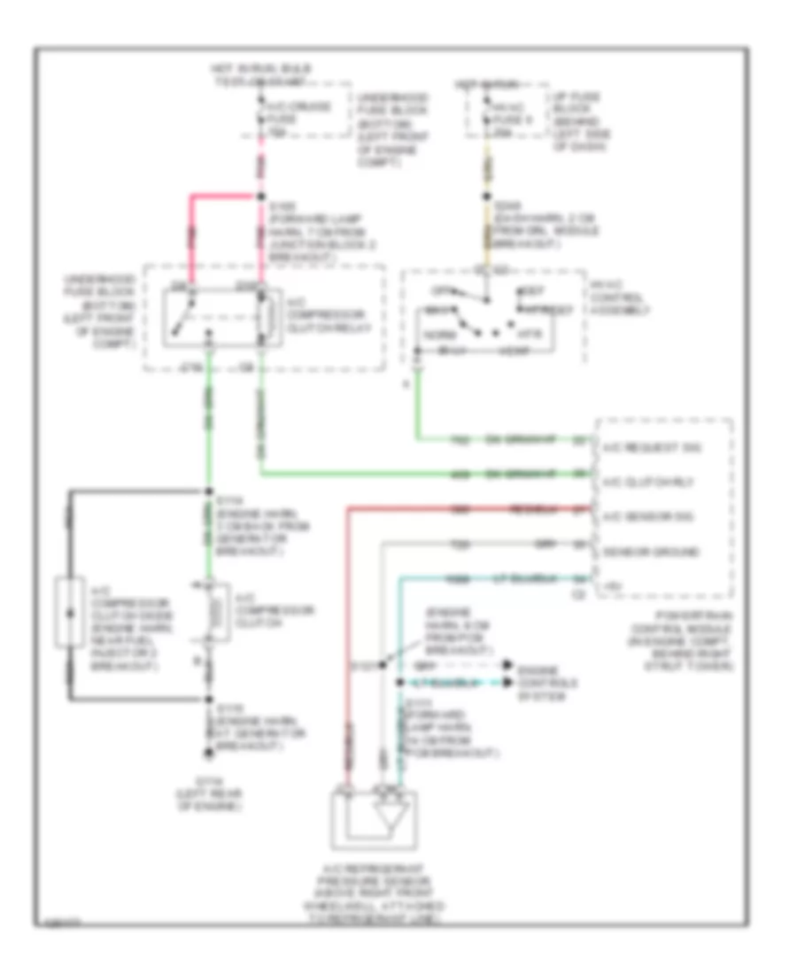 3 8L VIN K Compressor Wiring Diagram for Pontiac Firebird Trans Am 2001