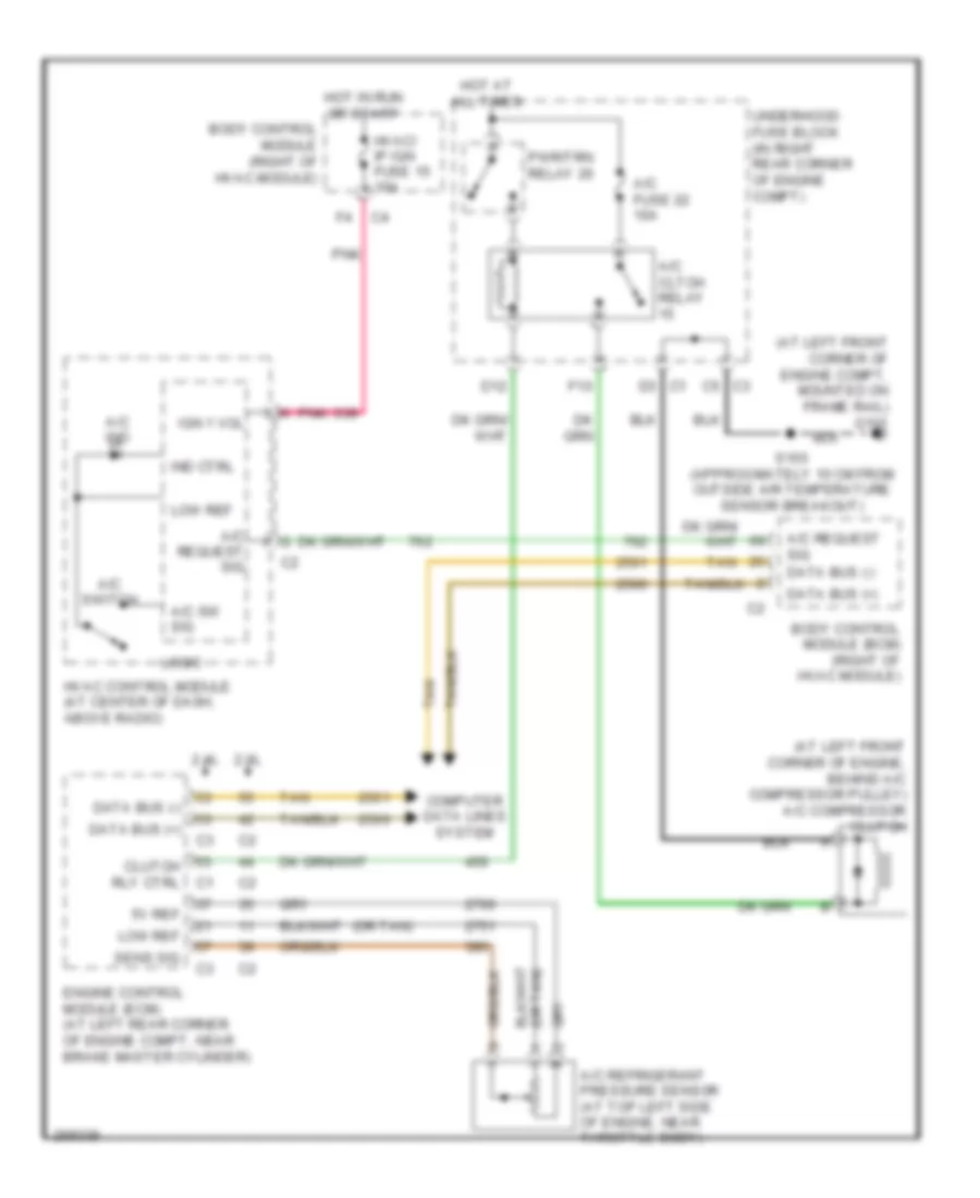 Compressor Wiring Diagram for Pontiac Solstice 2007
