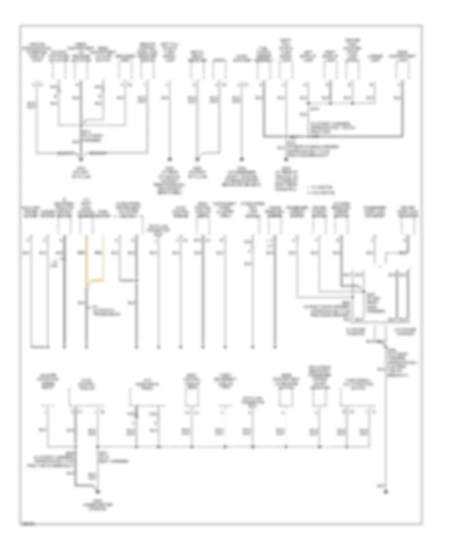 Ground Distribution Wiring Diagram (2 of 2) for Pontiac Solstice 2007