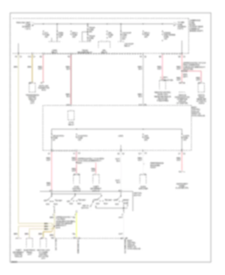 Power Distribution Wiring Diagram (2 of 3) for Pontiac Solstice 2007