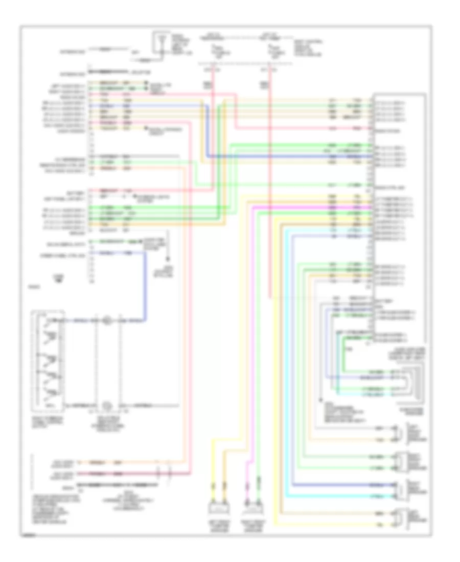 Radio Wiring Diagram with Amplifier for Pontiac Solstice 2007
