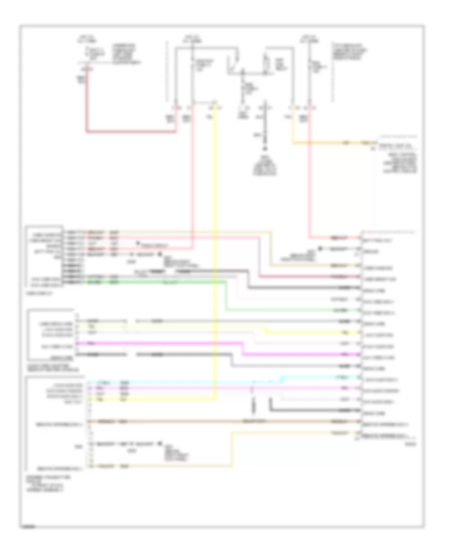 Video System Wiring Diagram for Pontiac Torrent 2007
