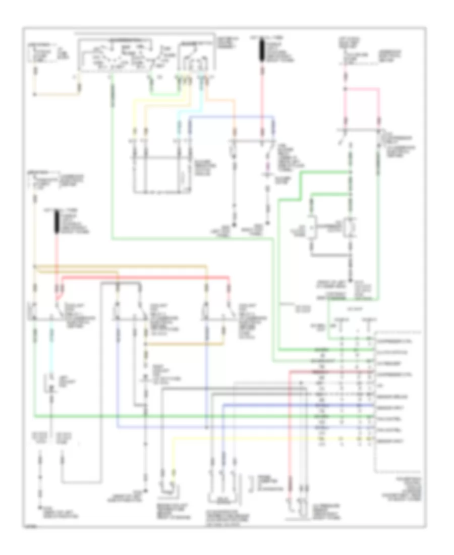 AC Wiring Diagram for Pontiac Firebird 1995