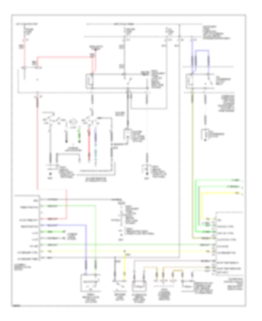 Manual A C Wiring Diagram 1 of 2 for Pontiac Vibe 2007
