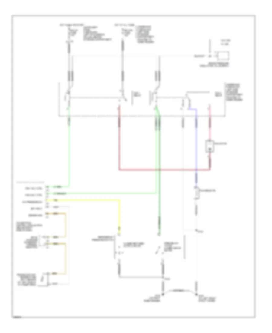 Cooling Fan Wiring Diagram for Pontiac Vibe 2007